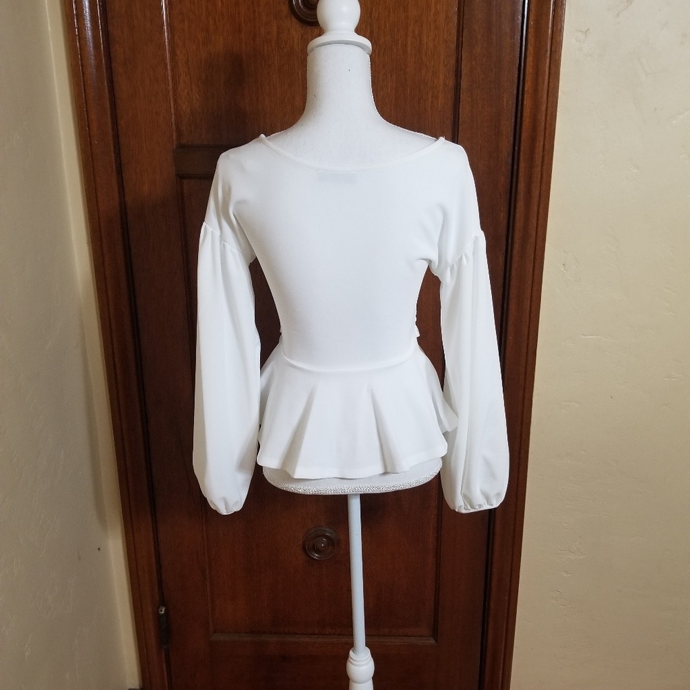 Wrap Tie Blouse - Picture 3 of 3